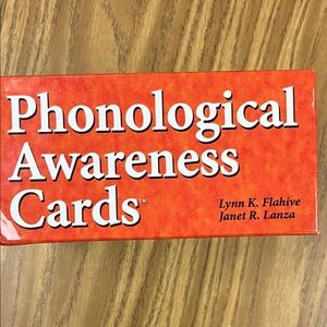 Red Phonological Awareness Cards